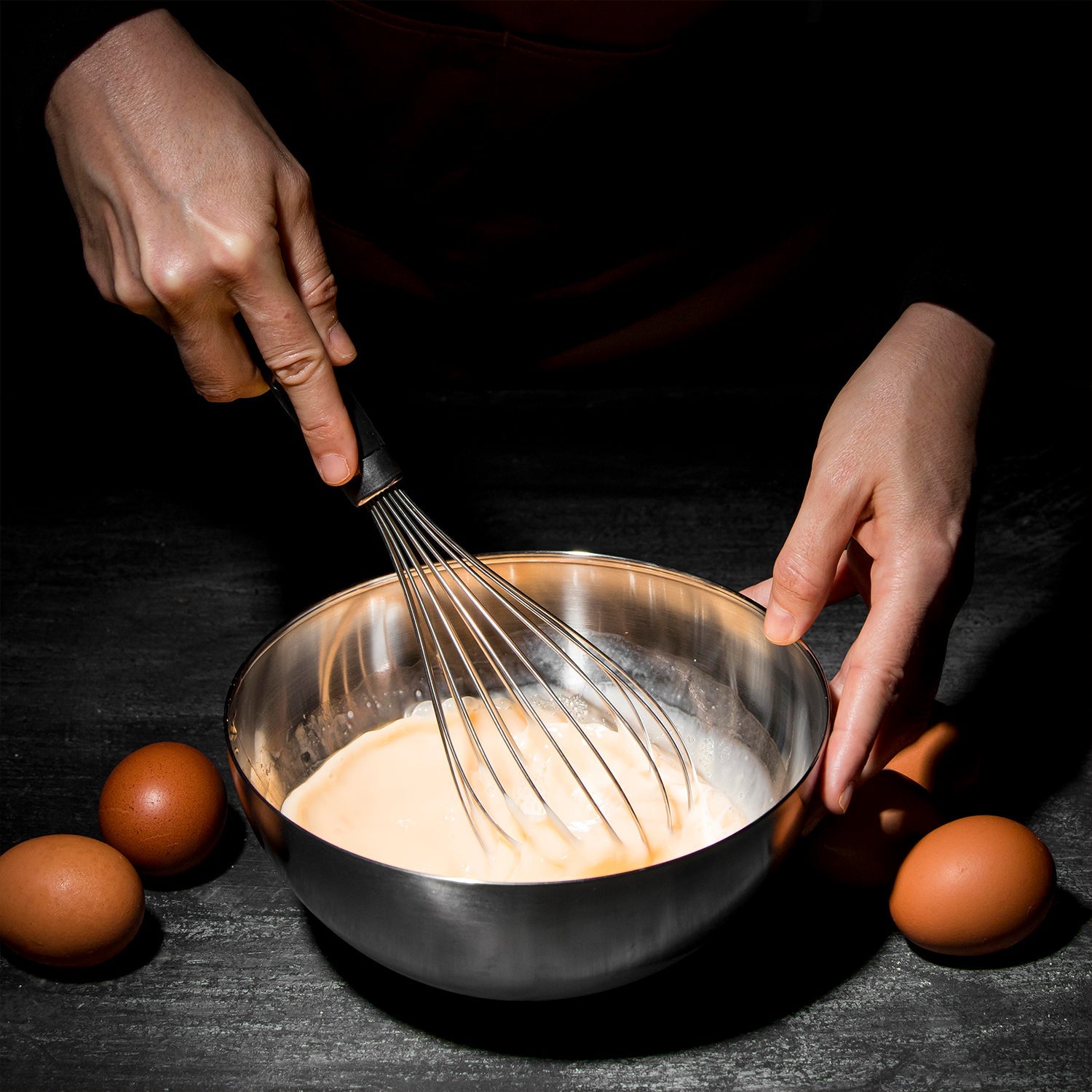 Apex Stainless Steel Medium Hand Whisk (1 Pc) Apex Stainless Steel Medium Hand Whisk (1 Pc)
